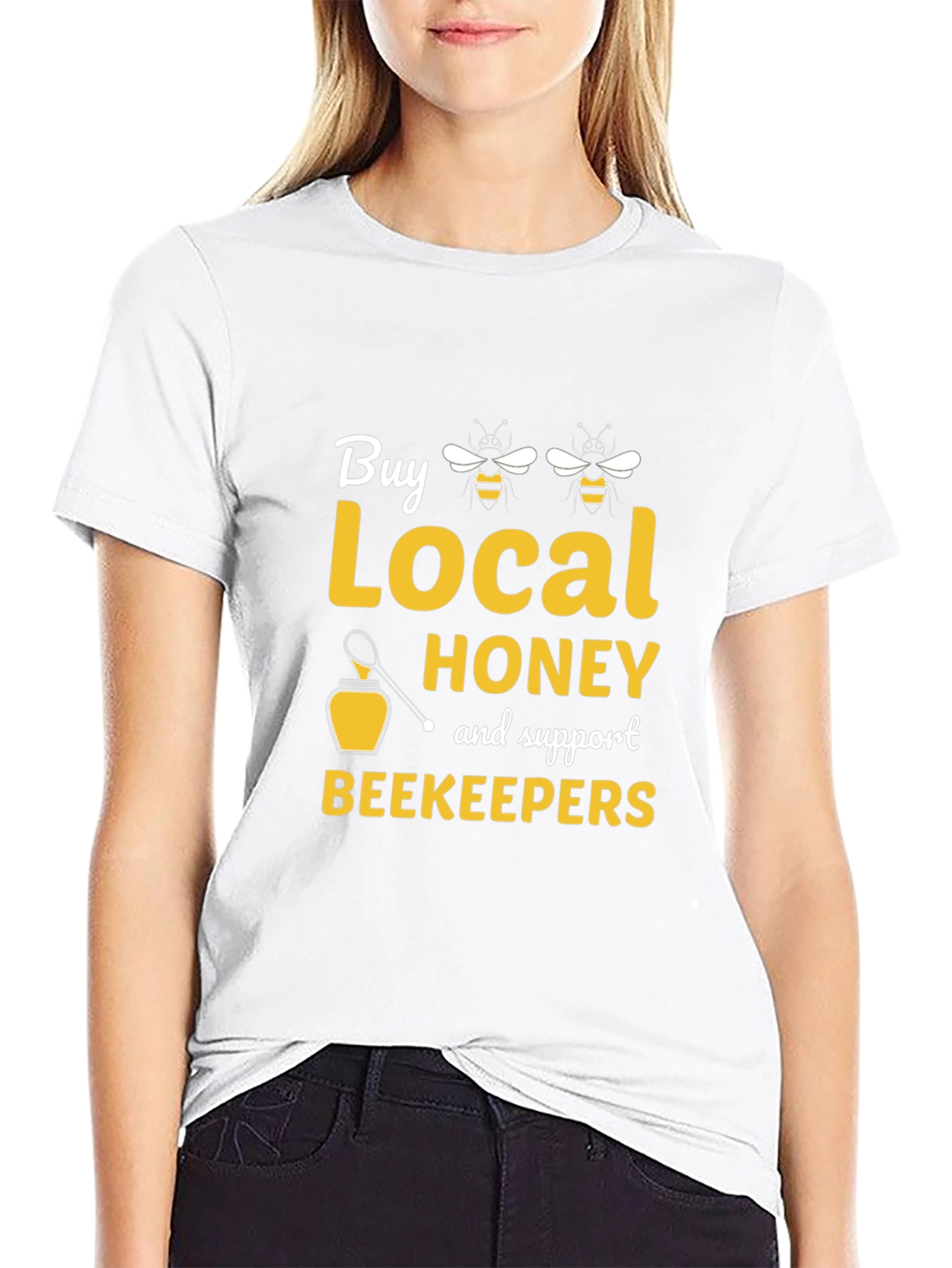 Buy Local Honey Support Beekeepers T-Shirt