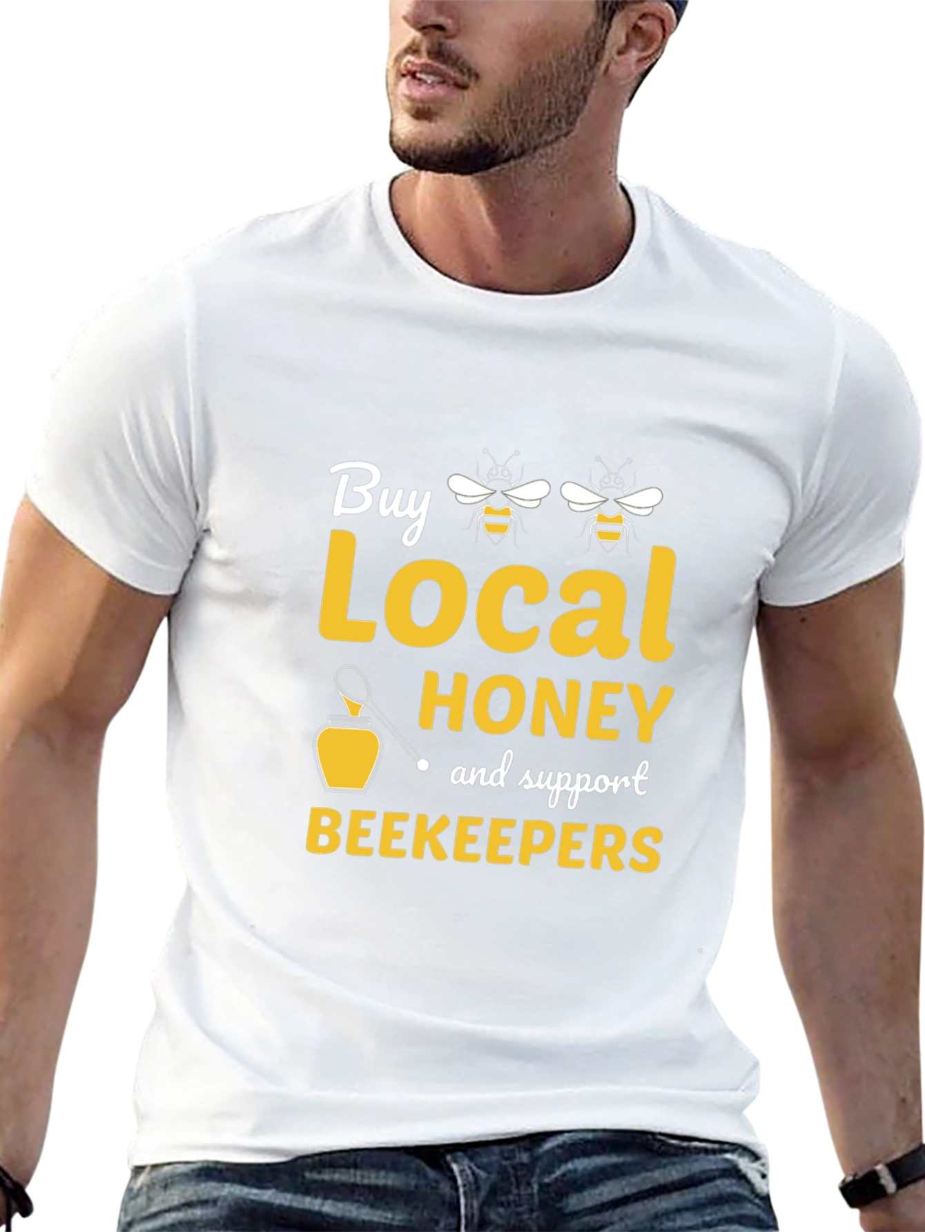 Buy Local Honey Support Beekeepers T-Shirt