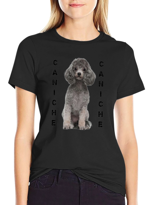 Caniche Dog T-Shirt | Unisex Fashion Tee