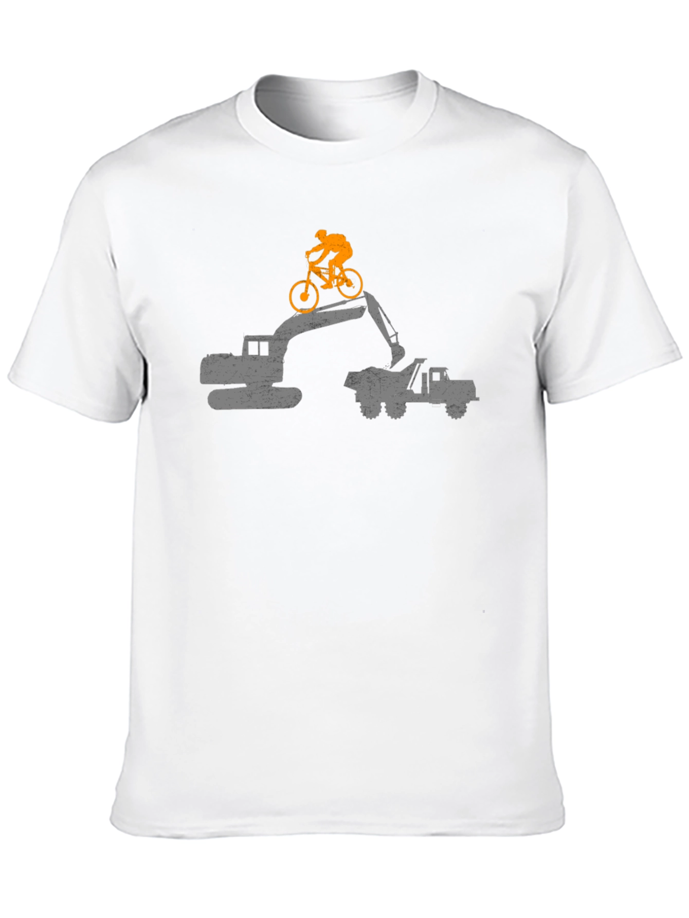 Construction Bike T-Shirt - Black