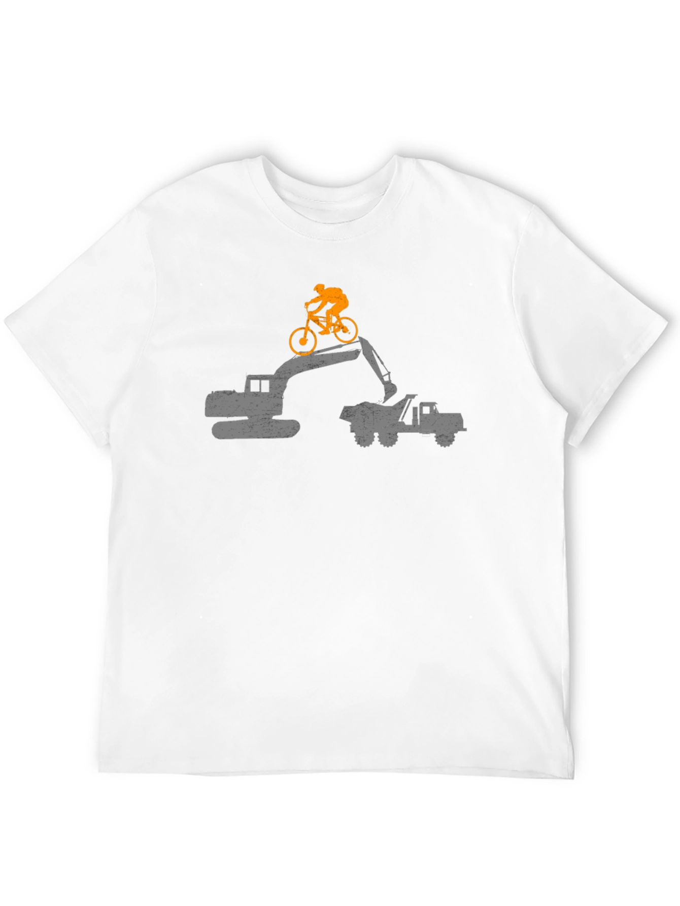 Construction Bike T-Shirt - Black