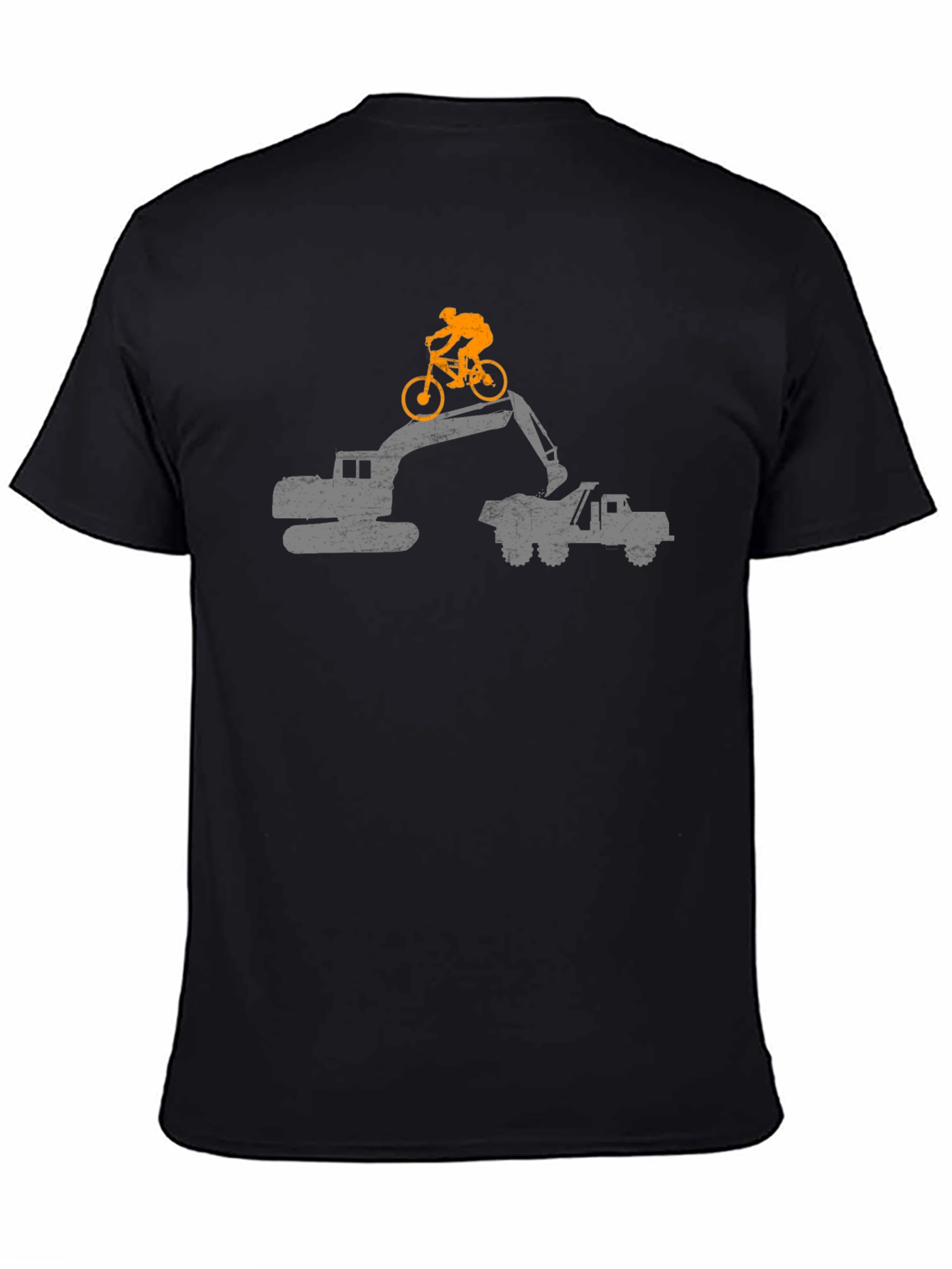 Construction Bike T-Shirt - Black