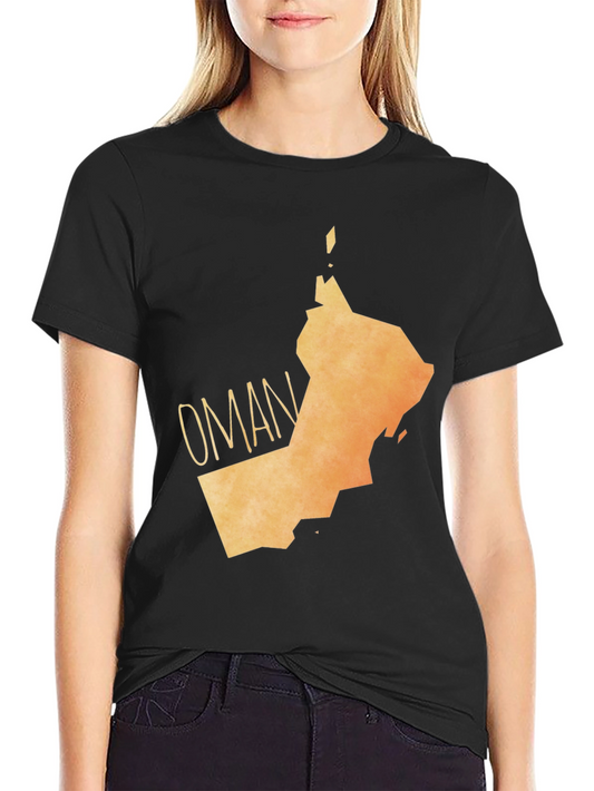 Oman Map Graphic T-Shirt