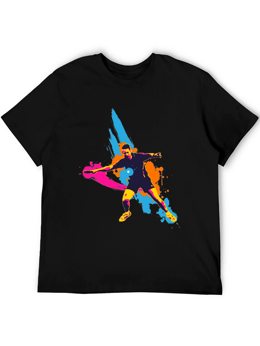 Abstract Table Tennis T-Shirt