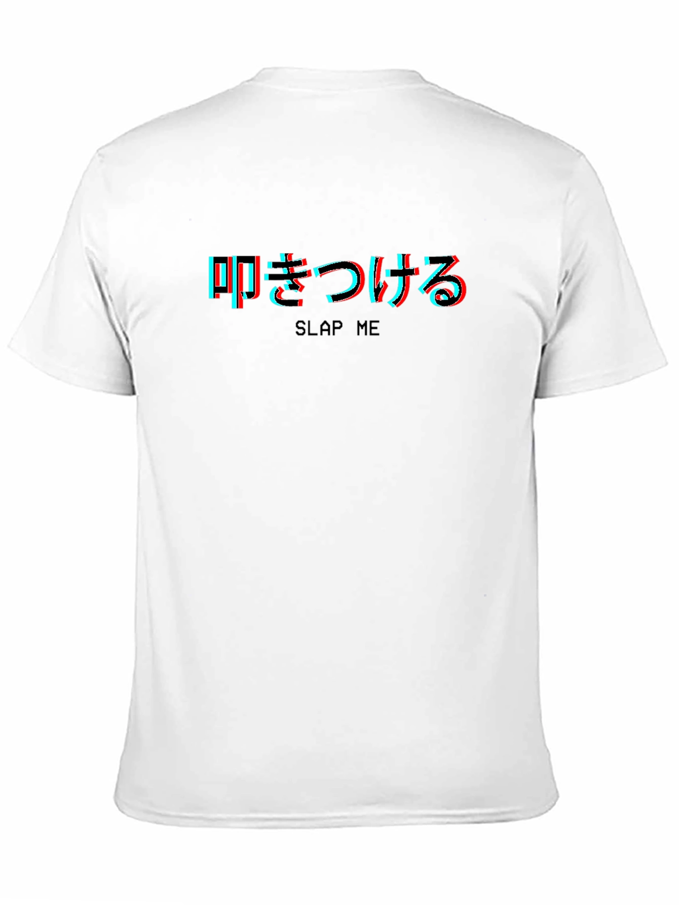 Slap Me Text Graphic Tee - Edgy Novelty Shirt