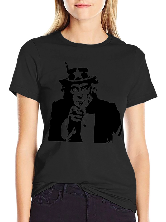 Uncle Sam T-Shirt - Patriotic Design Classic Fit
