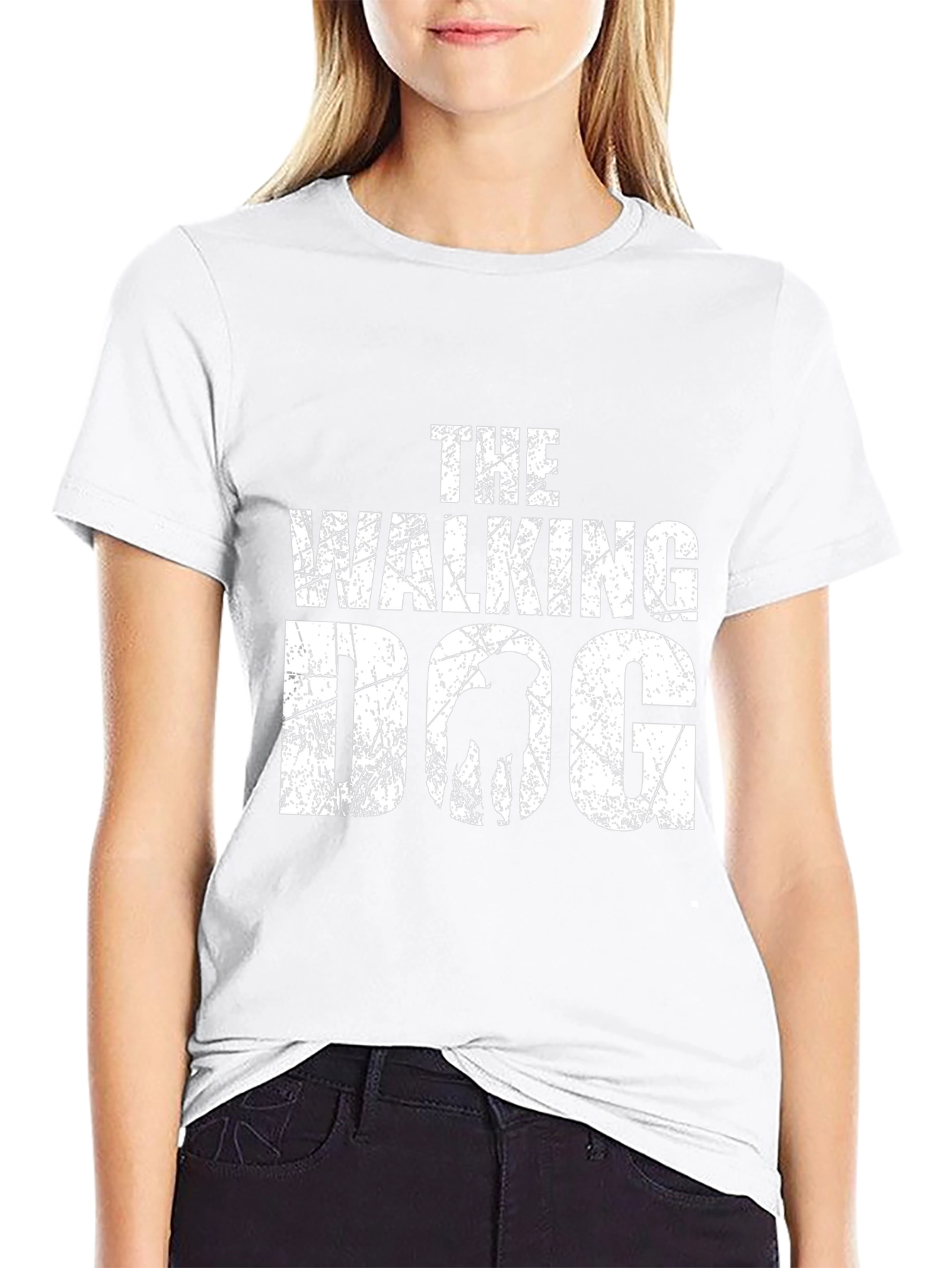 The Walking Dog T-Shirt - Black Graphic Tee