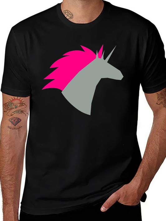 Unicorn Graphic Tee - Modern Crew Neck