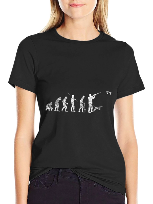 Evolution of Hunter Graphic T-Shirt