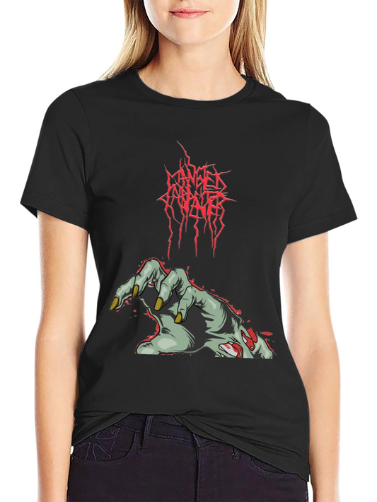 Zombie Hand Graphic Tee - Horror Style