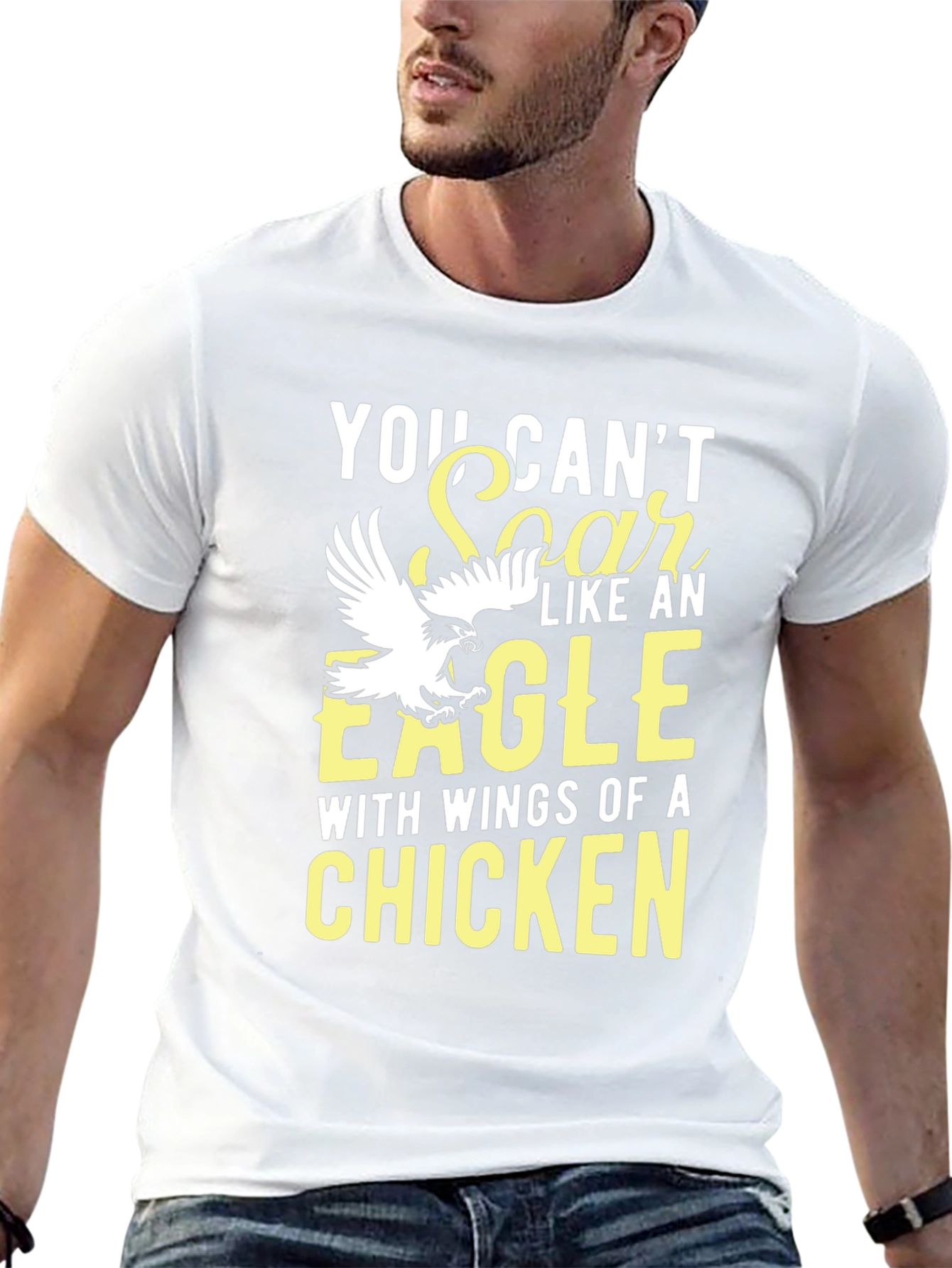 Eagle Wings Graphic T-Shirt - Soar Like an Eagle