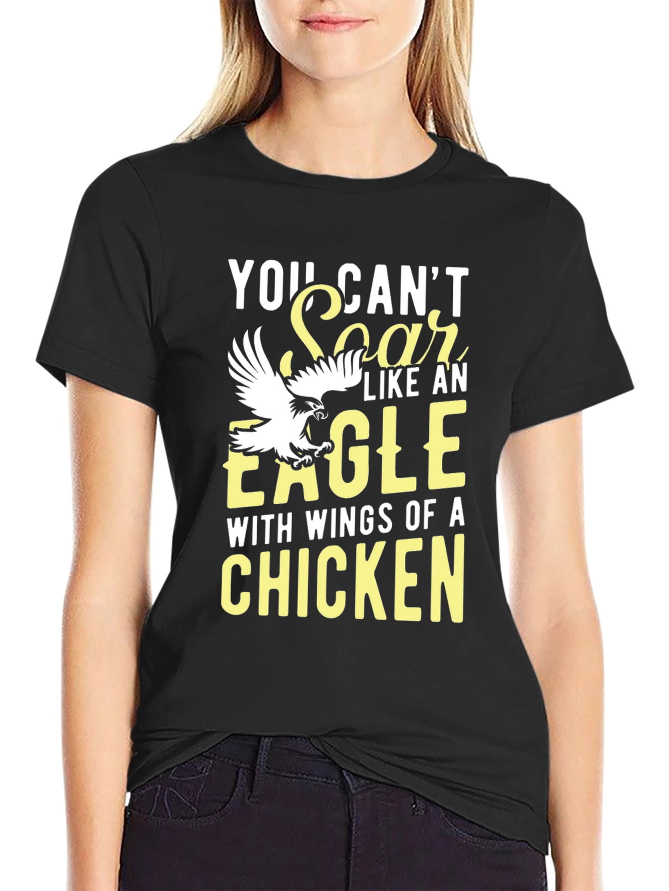 Eagle Wings Graphic T-Shirt - Soar Like an Eagle