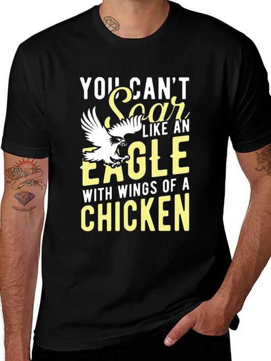Eagle Wings Graphic T-Shirt - Soar Like an Eagle