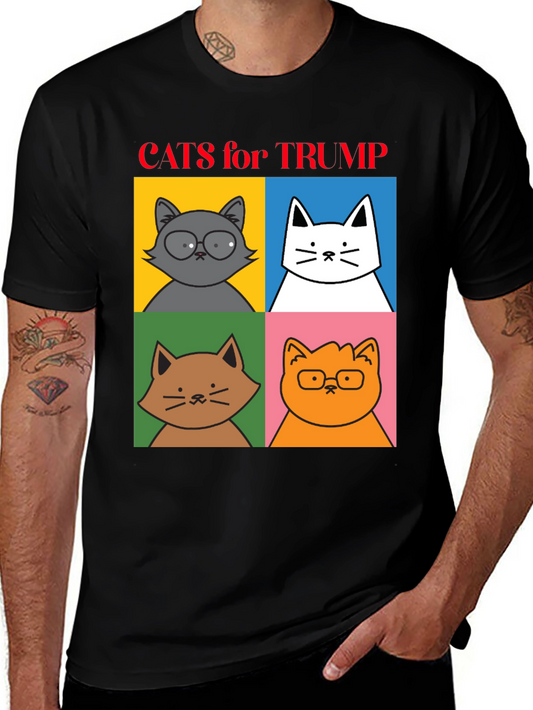 Cats for Trump Graphic Tee