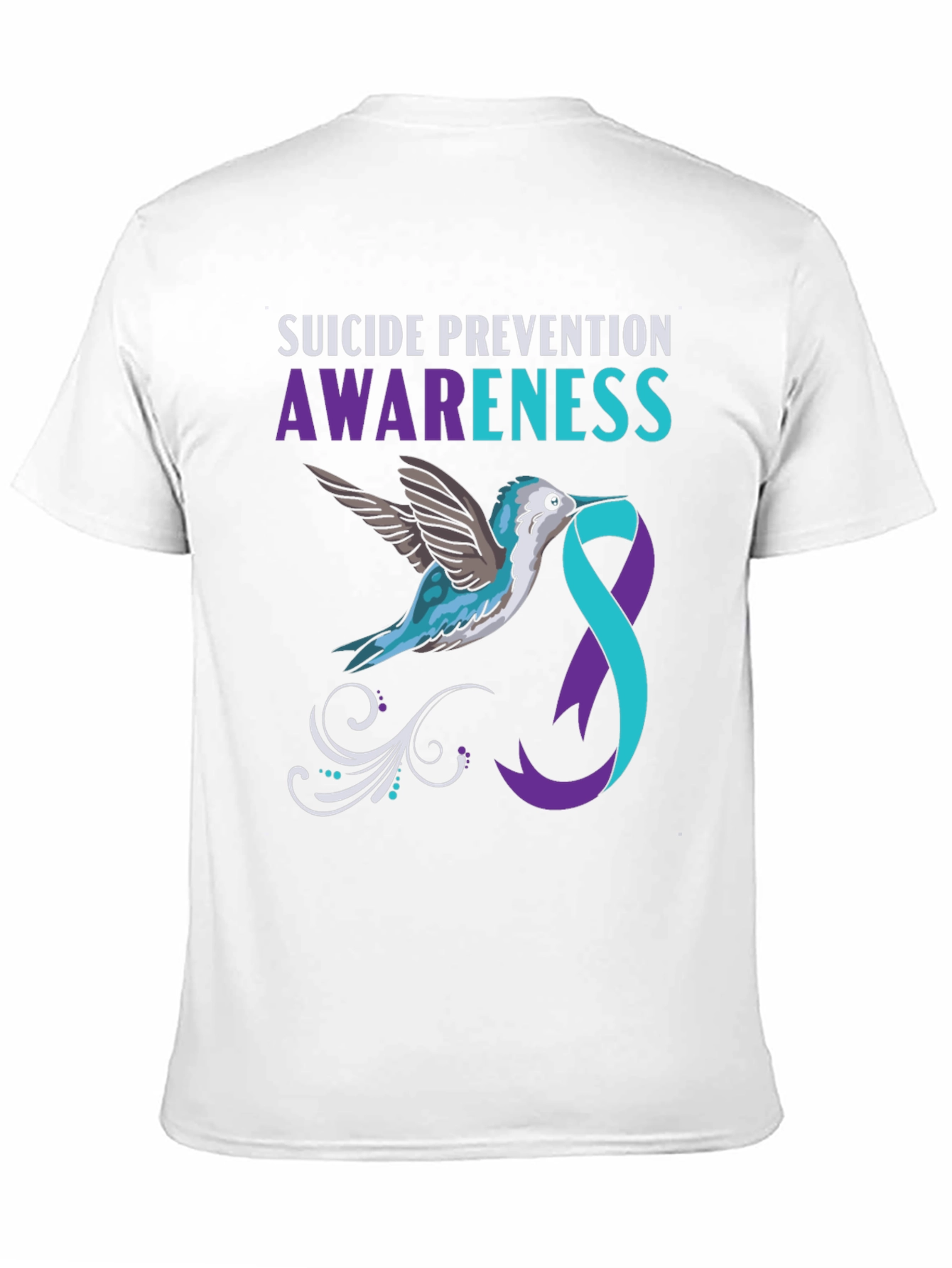 Suicide Prevention Awareness Hummingbird T-Shirt