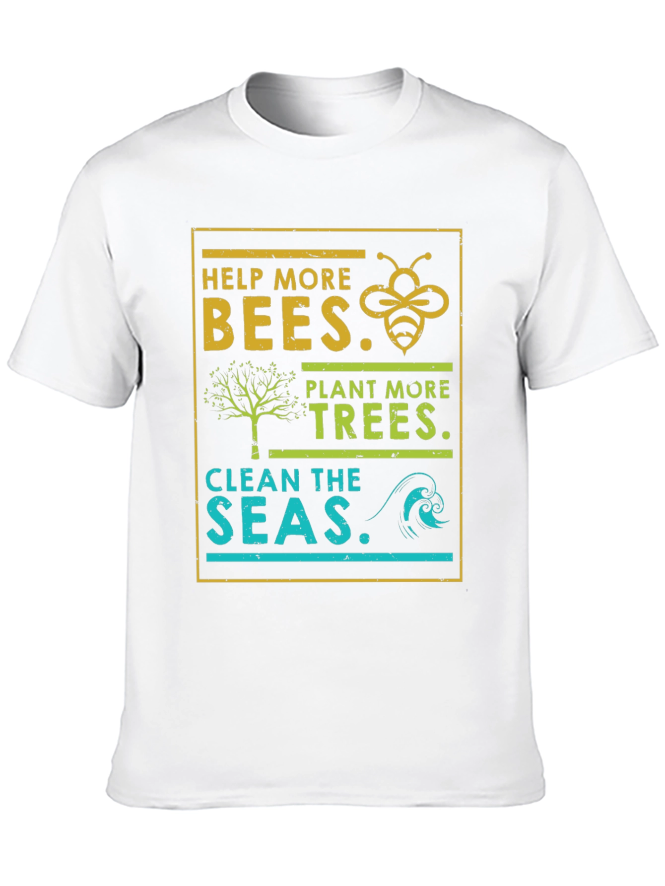 Eco-Friendly Graphic T-Shirt - Save the Planet Design
