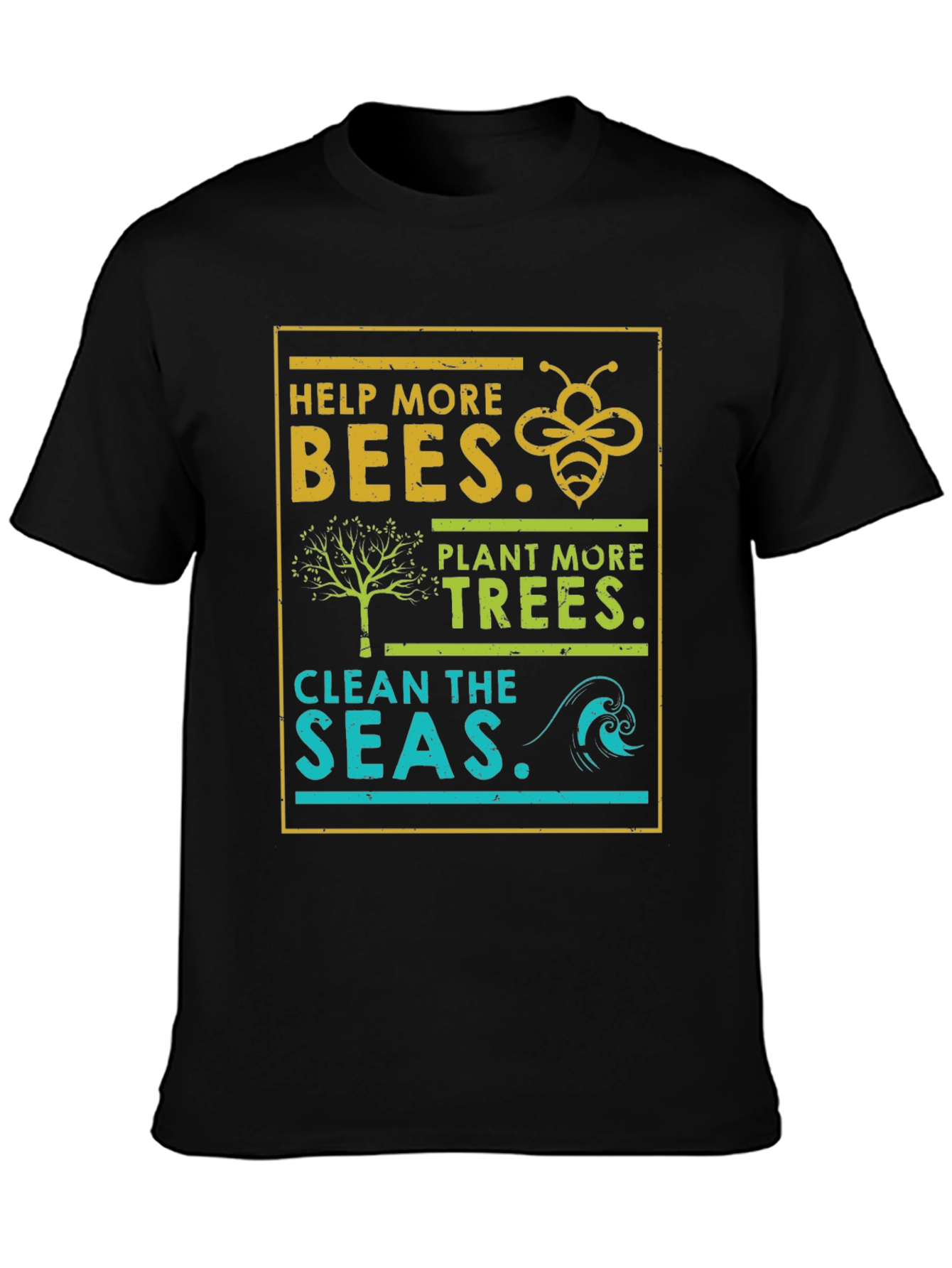 Eco-Friendly Graphic T-Shirt - Save the Planet Design