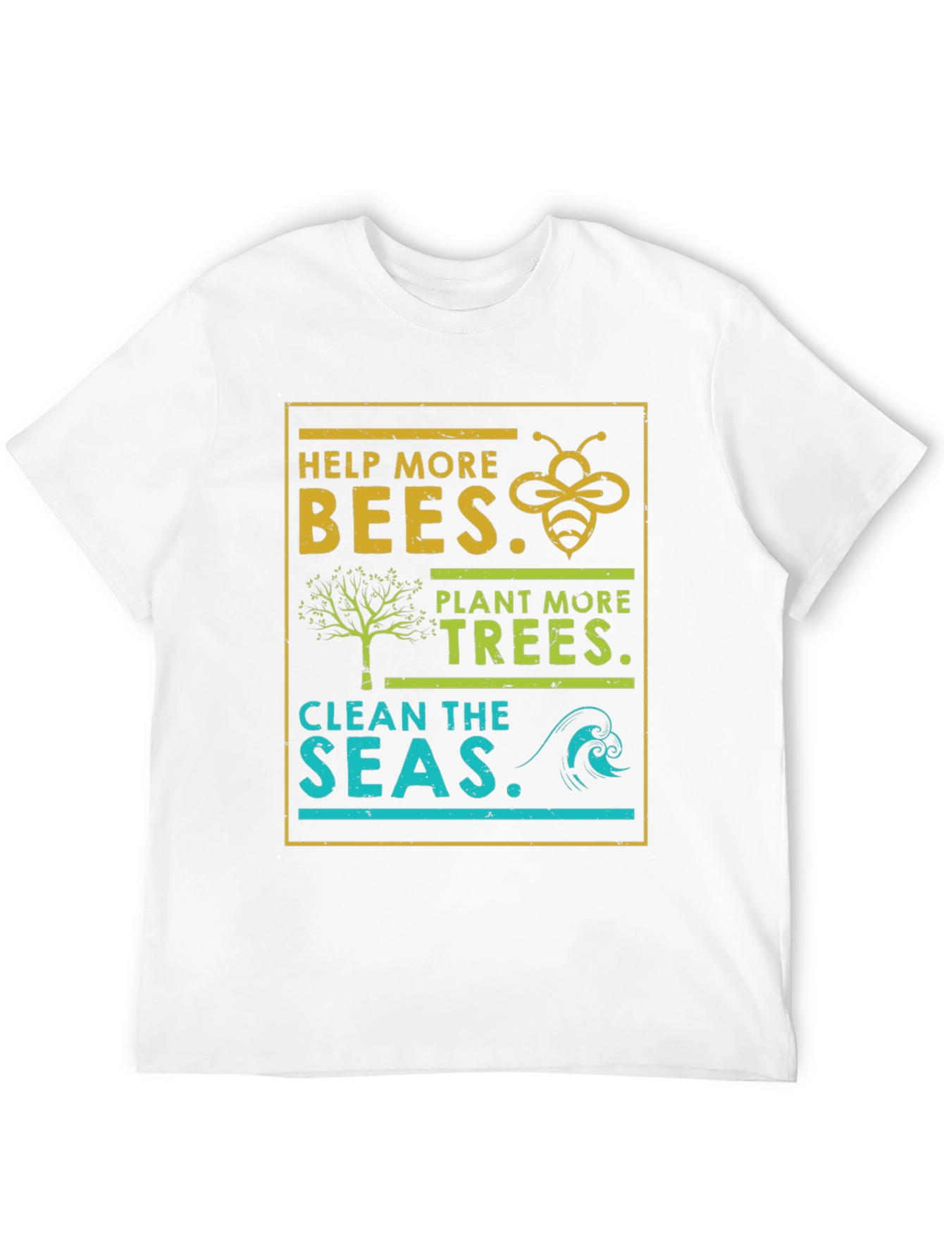Eco-Friendly Graphic T-Shirt - Save the Planet Design