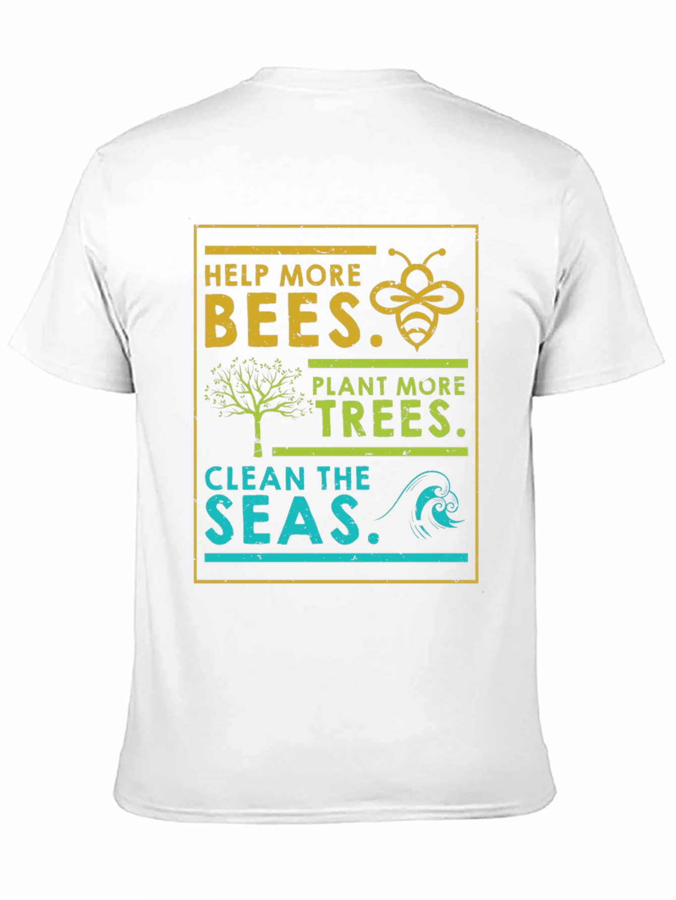 Eco-Friendly Graphic T-Shirt - Save the Planet Design