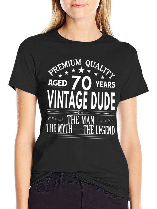 Vintage Dude 70th Birthday T-Shirt