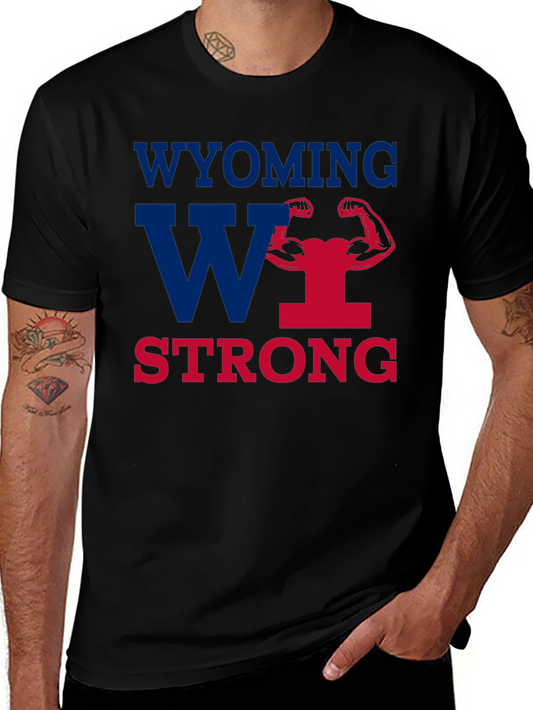 Wyoming Strong T-Shirt - Patriotic Pride