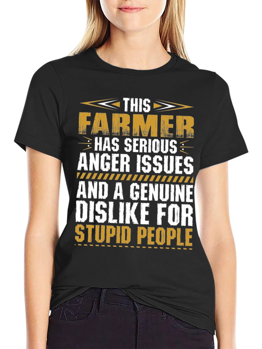 Farmer Anger Issues Graphic Tee