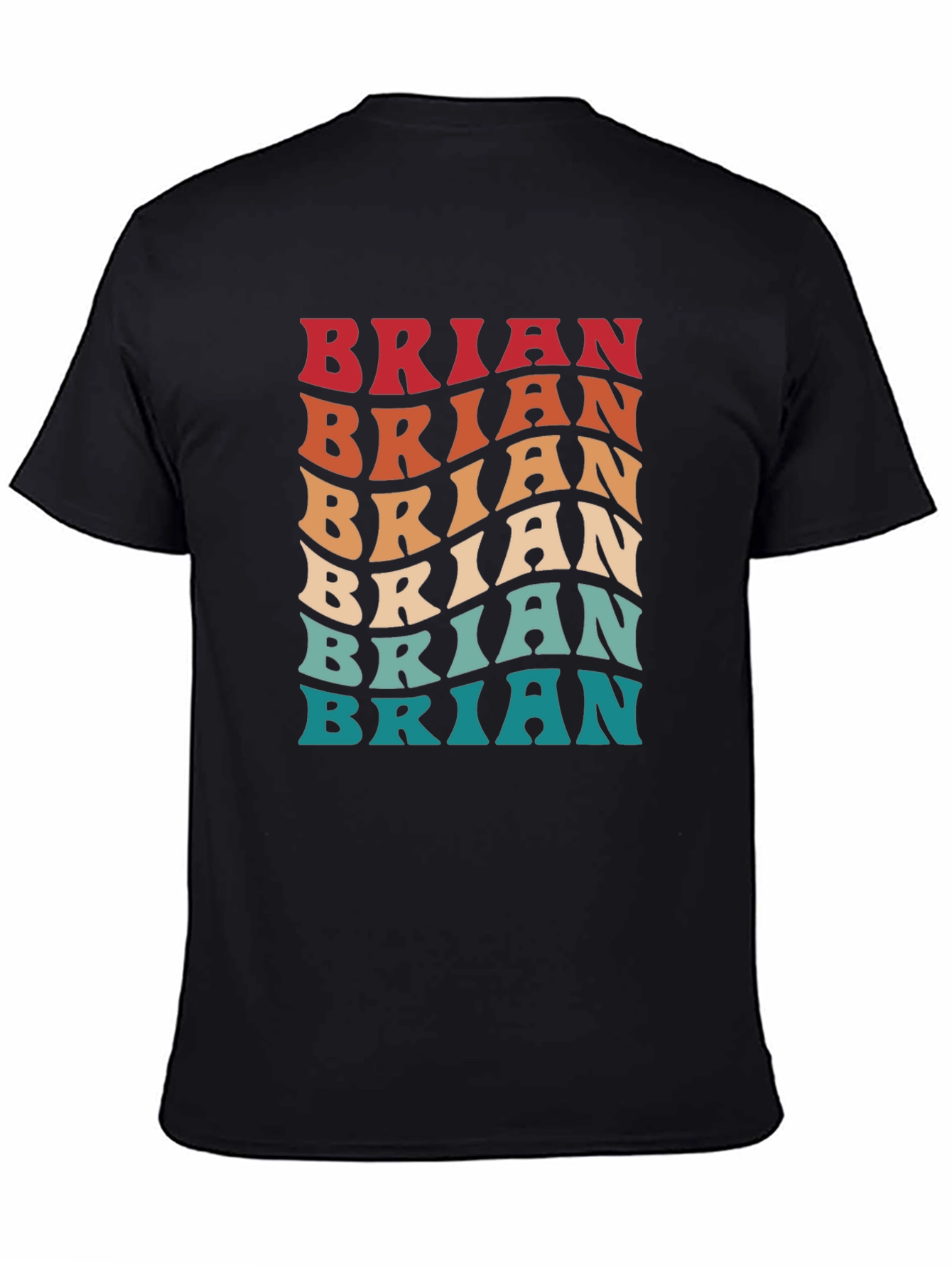 Retro Brian Tee - Personalized Name T-Shirt