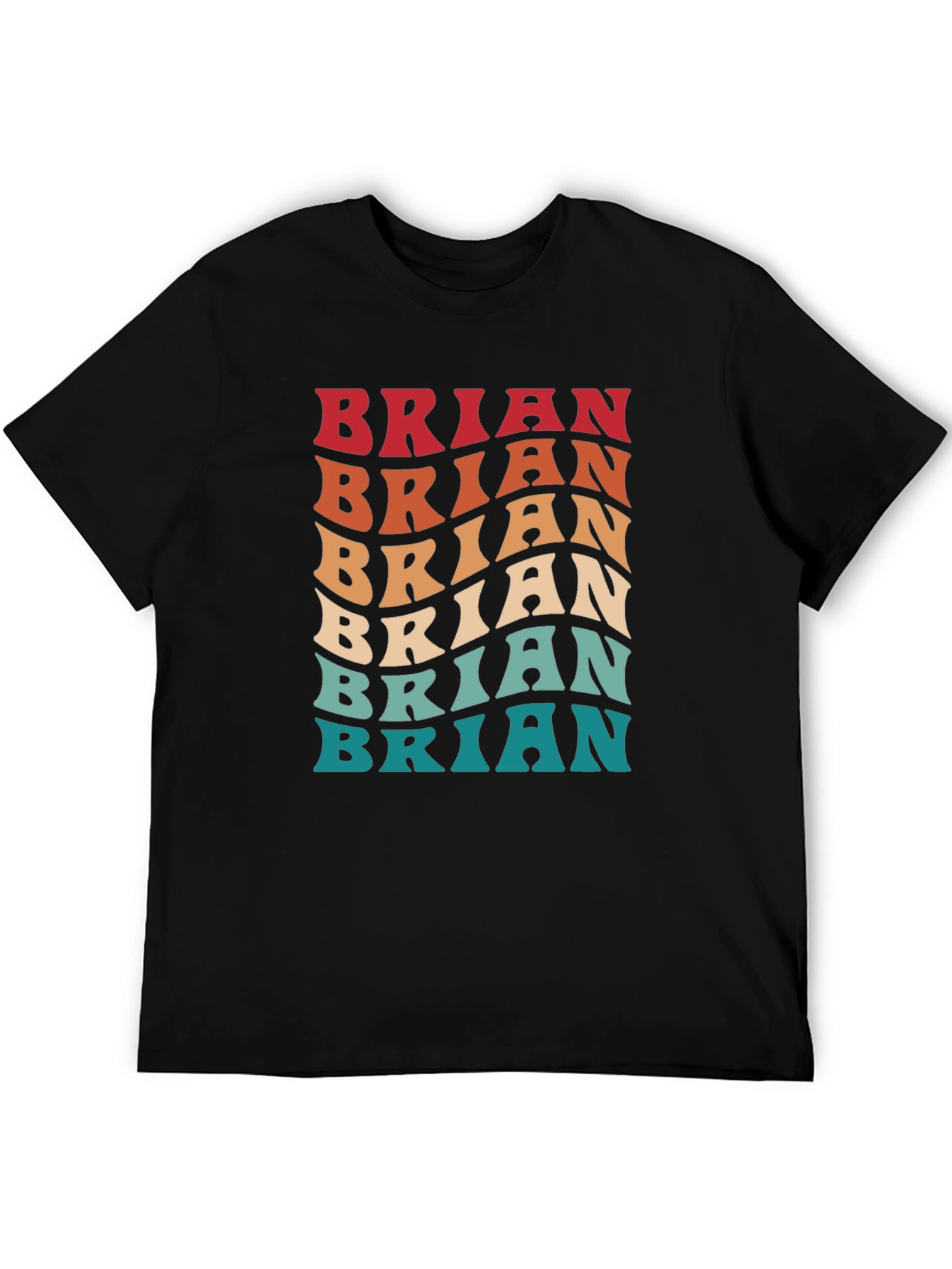 Retro Brian Tee - Personalized Name T-Shirt