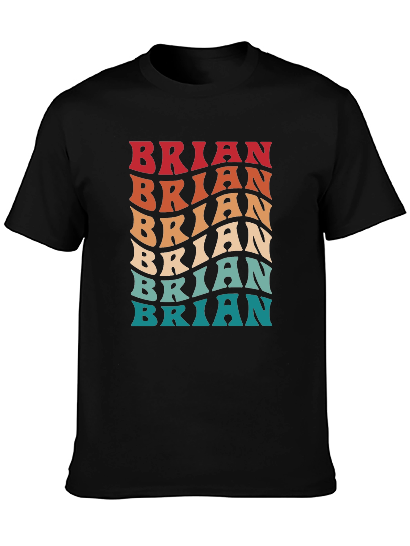 Retro Brian Tee - Personalized Name T-Shirt