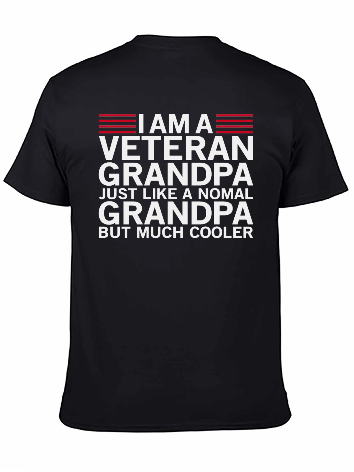 Veteran Grandpa T-Shirt - Much Cooler Than Normal!