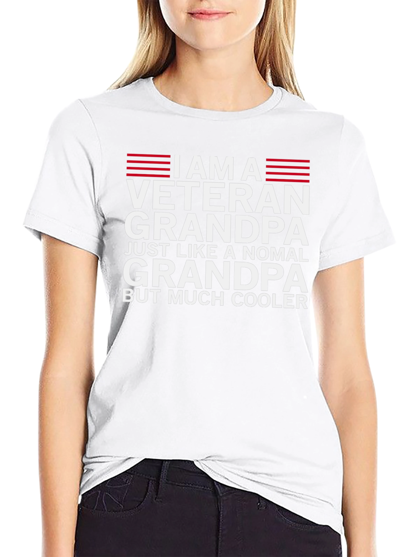 Veteran Grandpa T-Shirt - Much Cooler Than Normal!