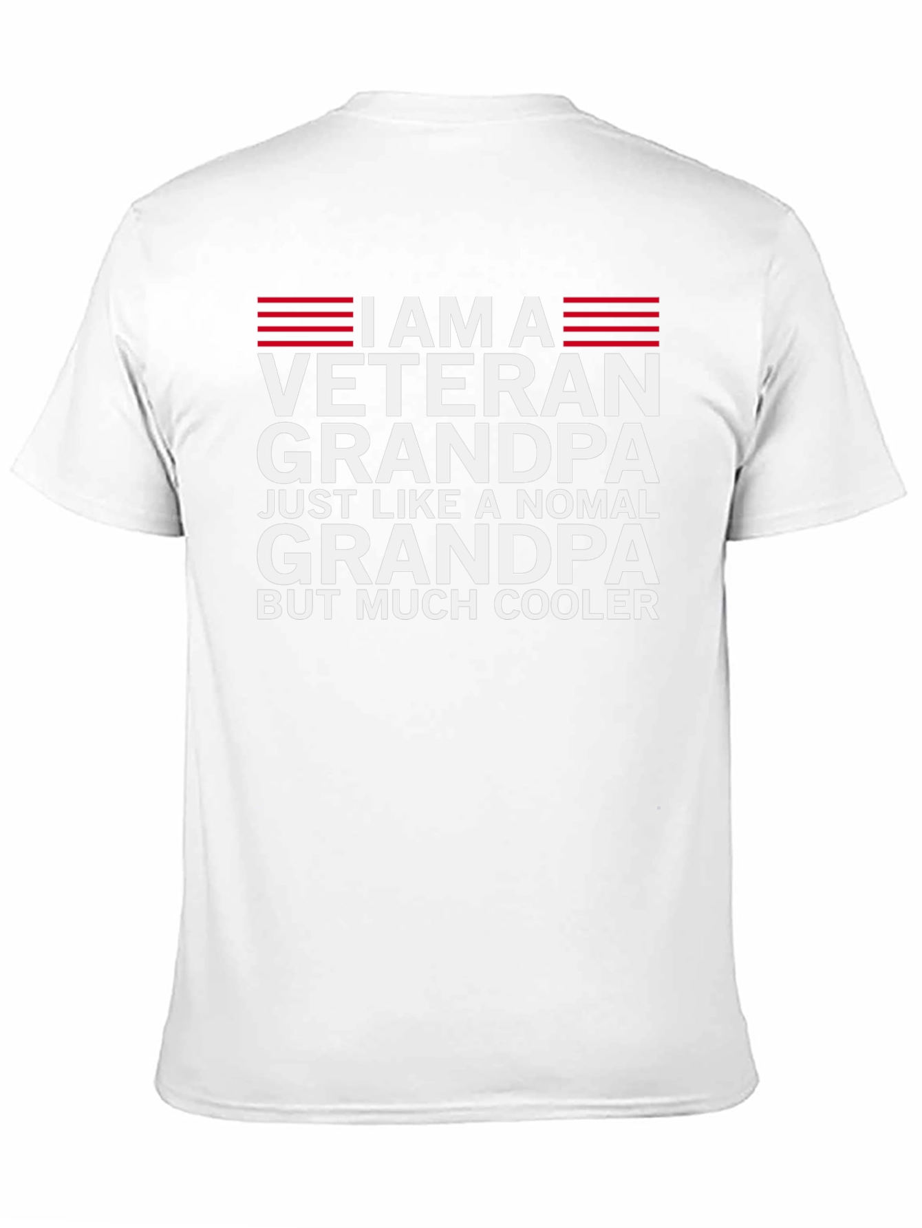 Veteran Grandpa T-Shirt - Much Cooler Than Normal!