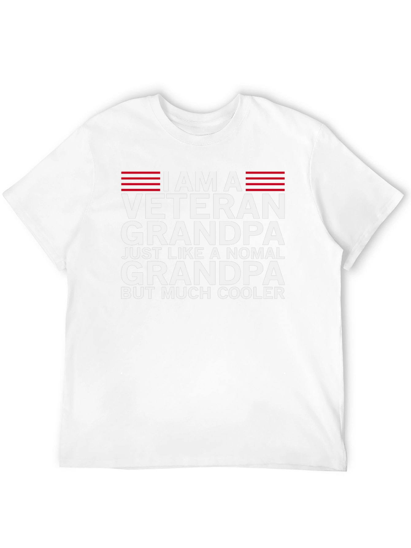 Veteran Grandpa T-Shirt - Much Cooler Than Normal!
