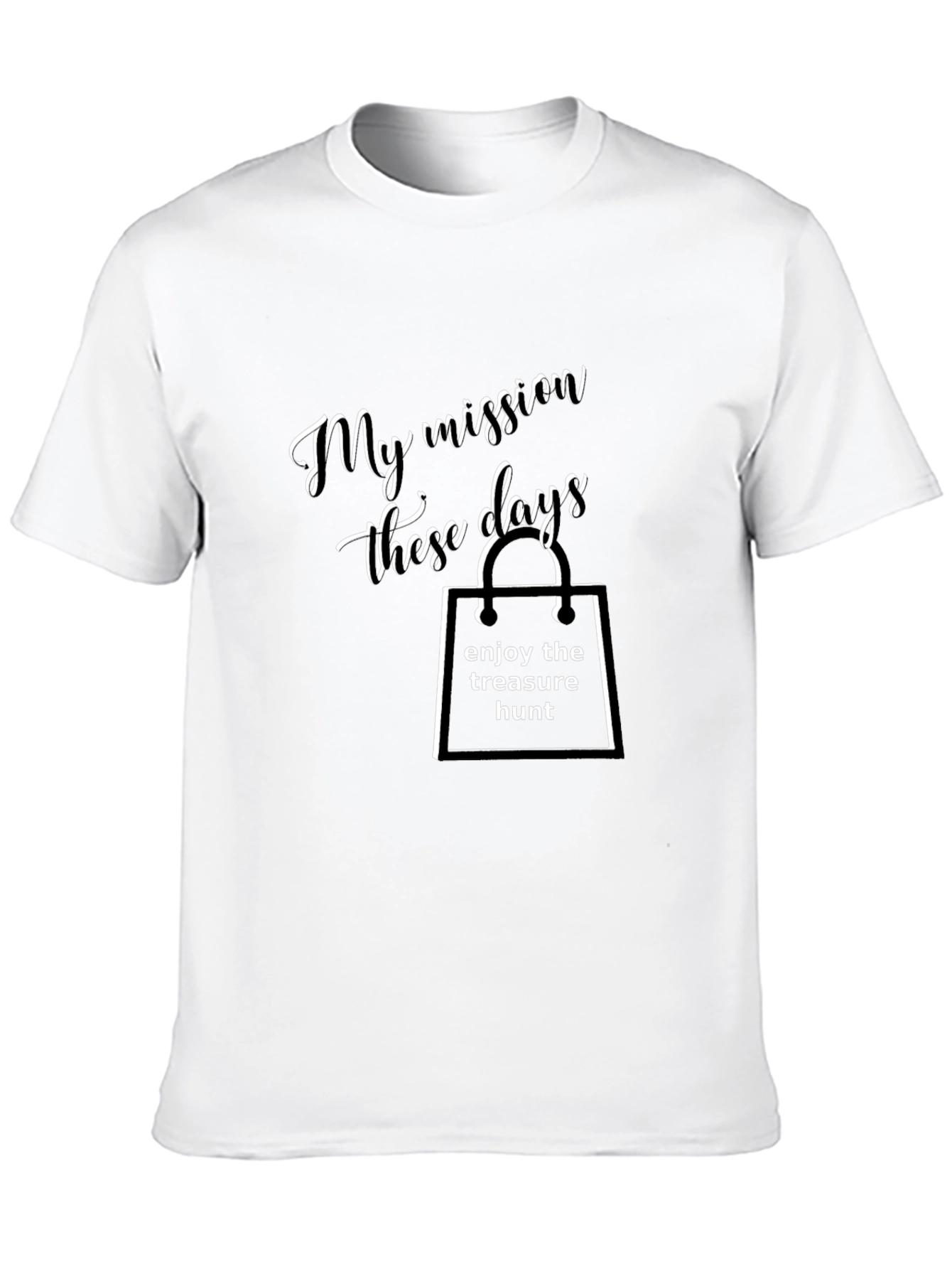Treasure Hunt Mission T-Shirt - Black