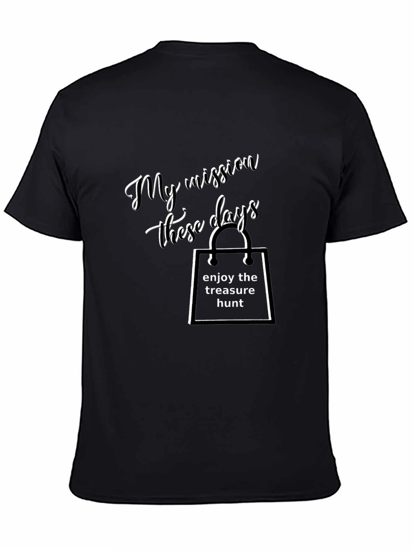 Treasure Hunt Mission T-Shirt - Black