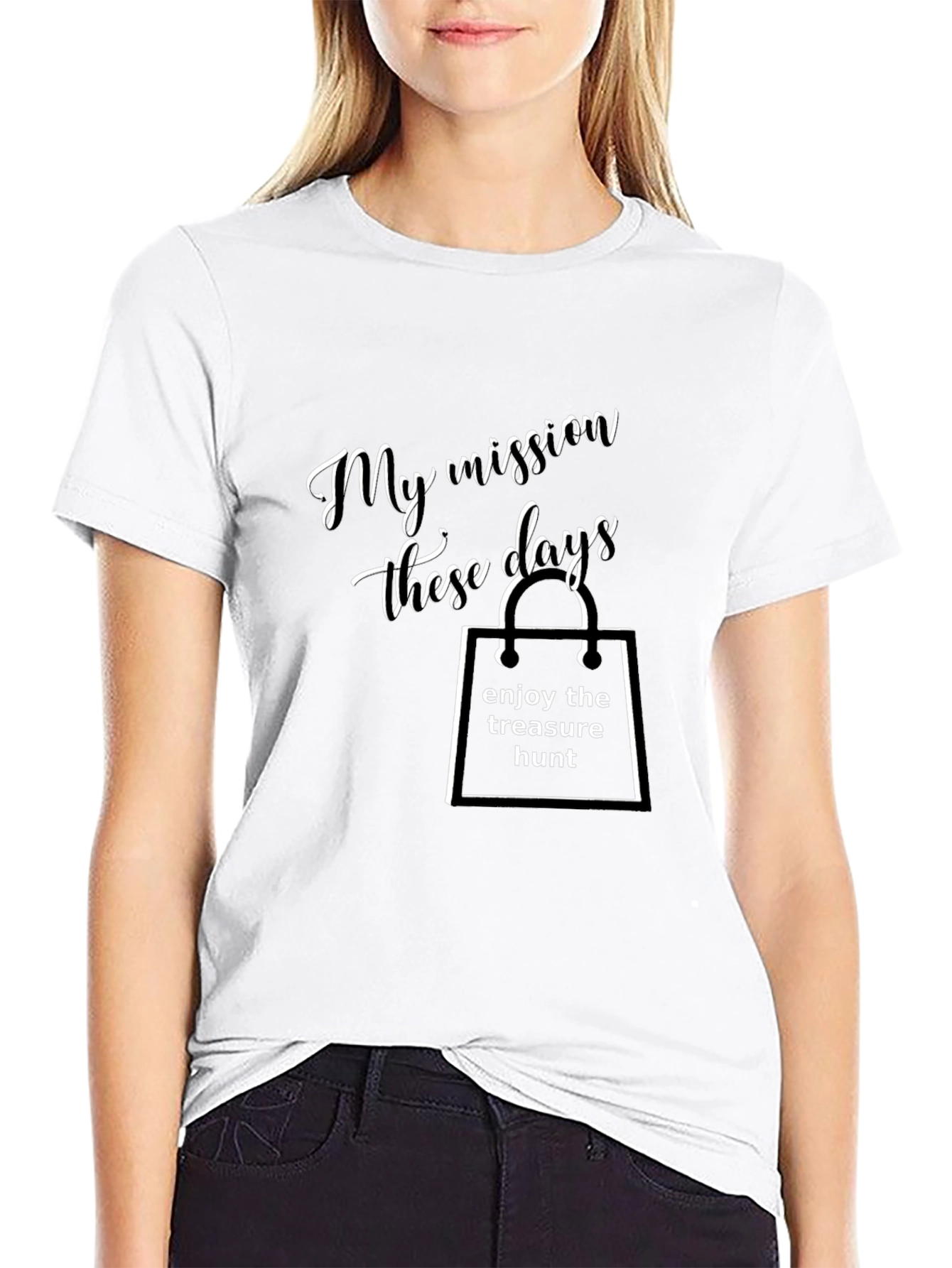 Treasure Hunt Mission T-Shirt - Black