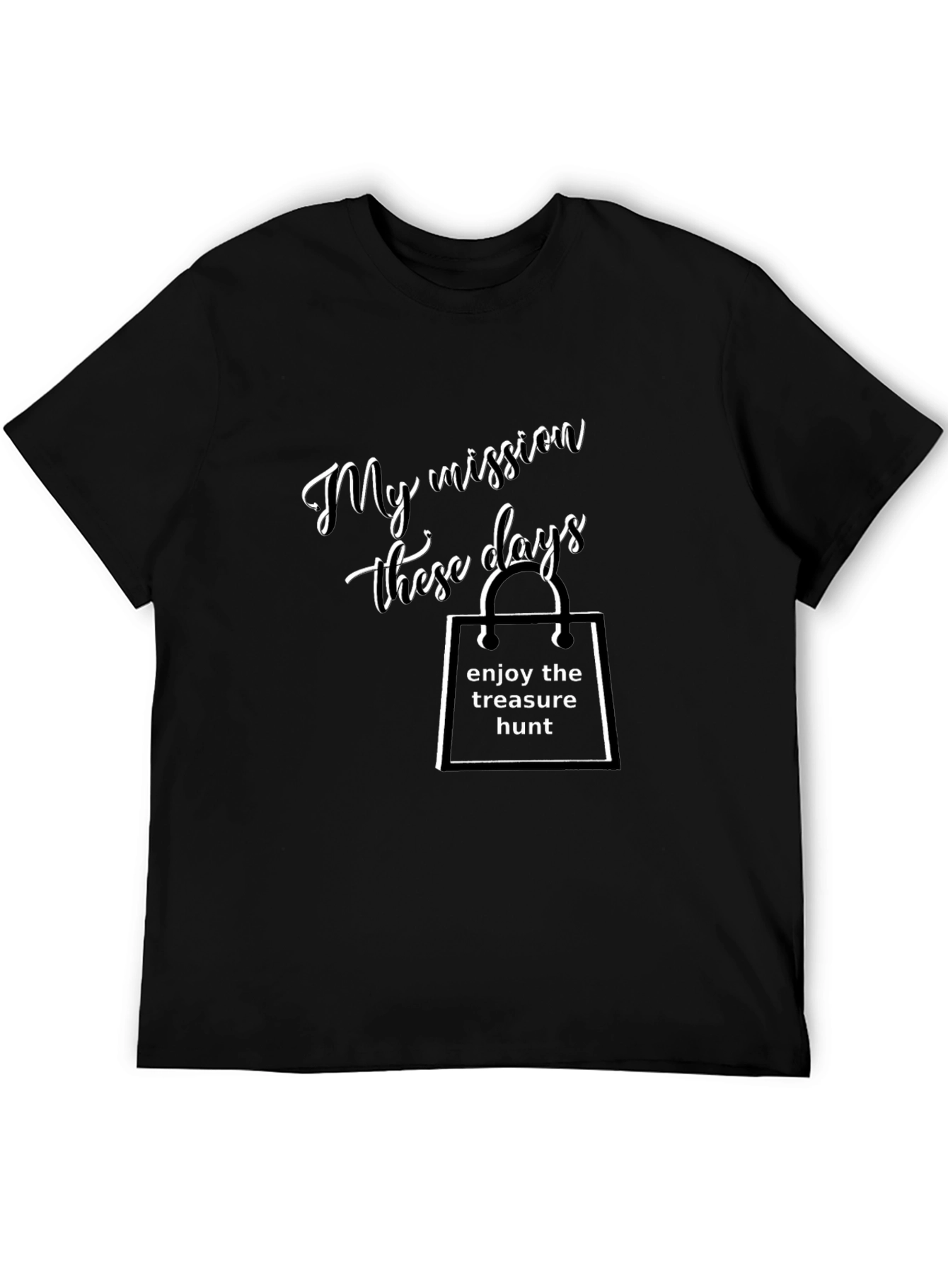 Treasure Hunt Mission T-Shirt - Black