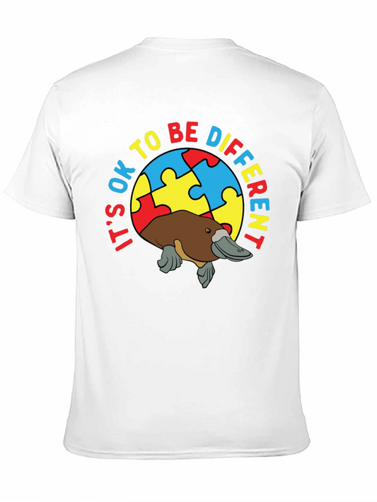 Be Different Platypus Autism Awareness T-Shirt