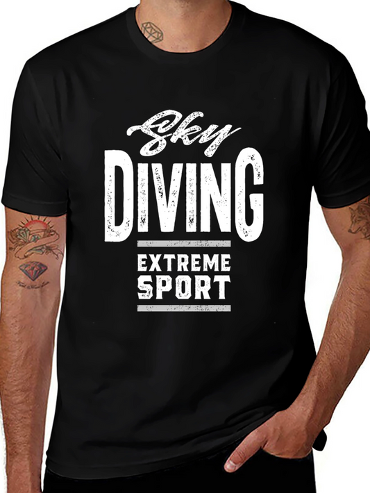 Skydiving Extreme Sport Graphic T-Shirt