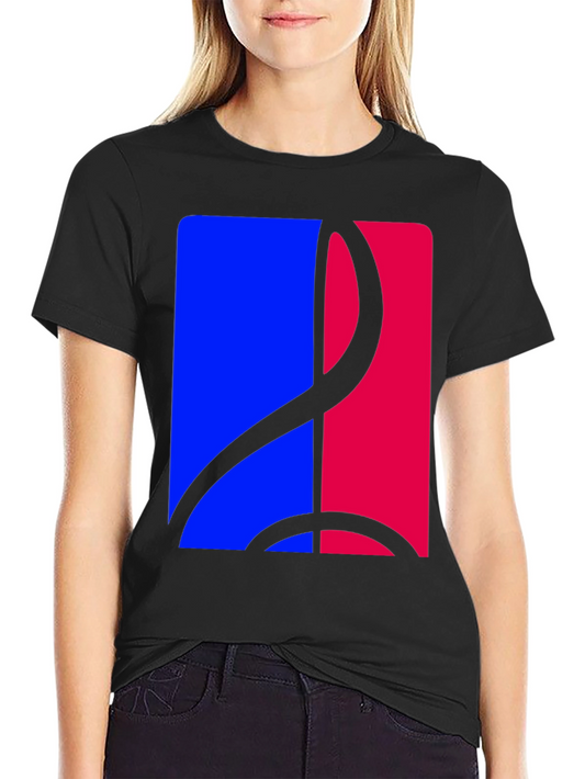 Abstract Color Block Graphic Tee