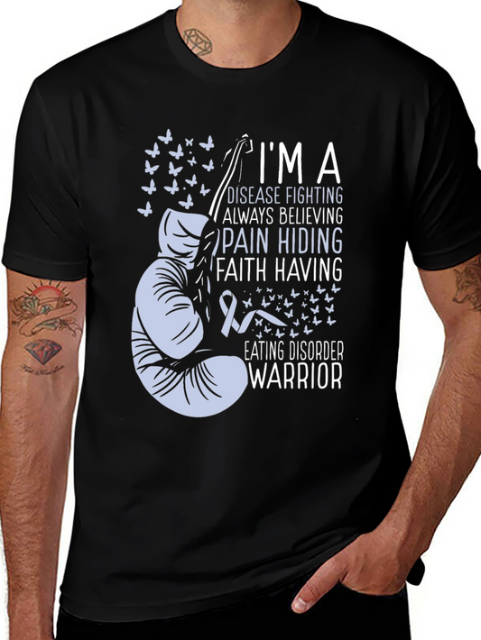 Eating Disorder Warrior T-Shirt - Disease Fighting Awareness