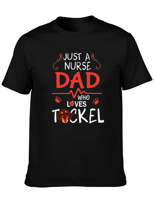 Nurse Dad T-Shirt - Dachshund Lover