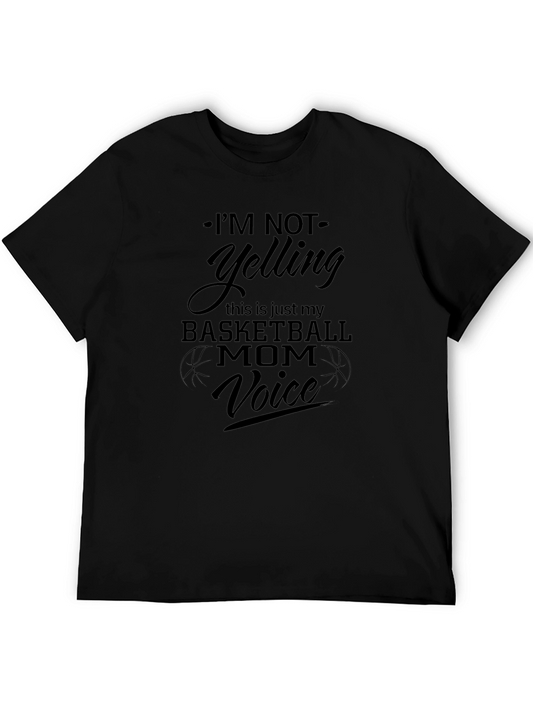 Basketball Mom Voice Graphic T-Shirt