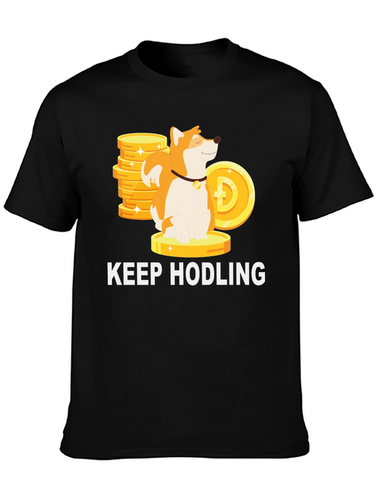 Keep Hodling Doge T-Shirt - Crypto Meme Tee