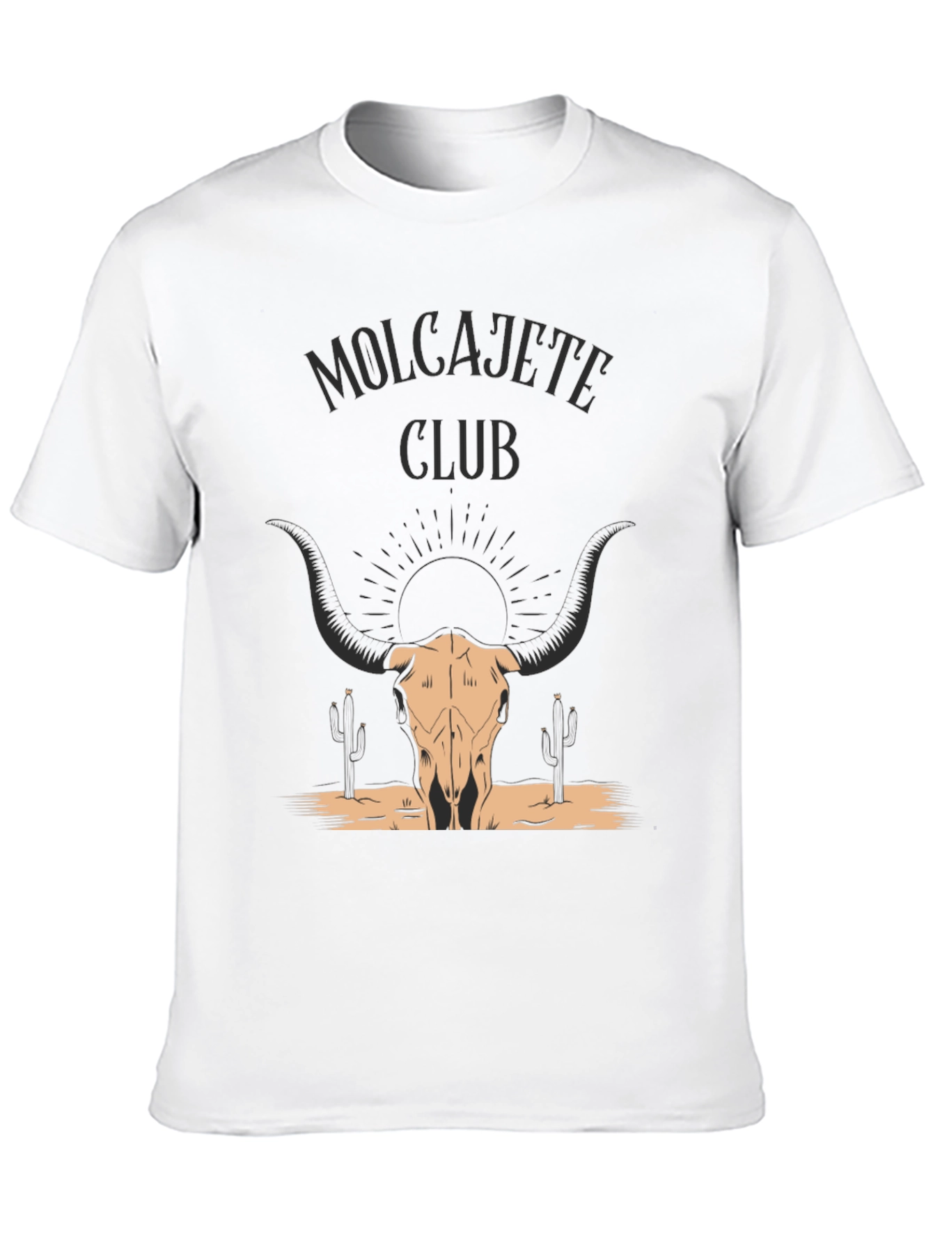 Molcajete Club Bull Skull Graphic Tee
