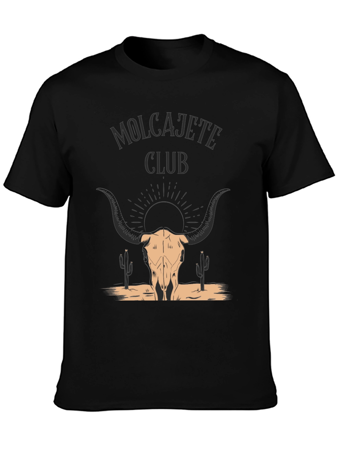 Molcajete Club Bull Skull Graphic Tee