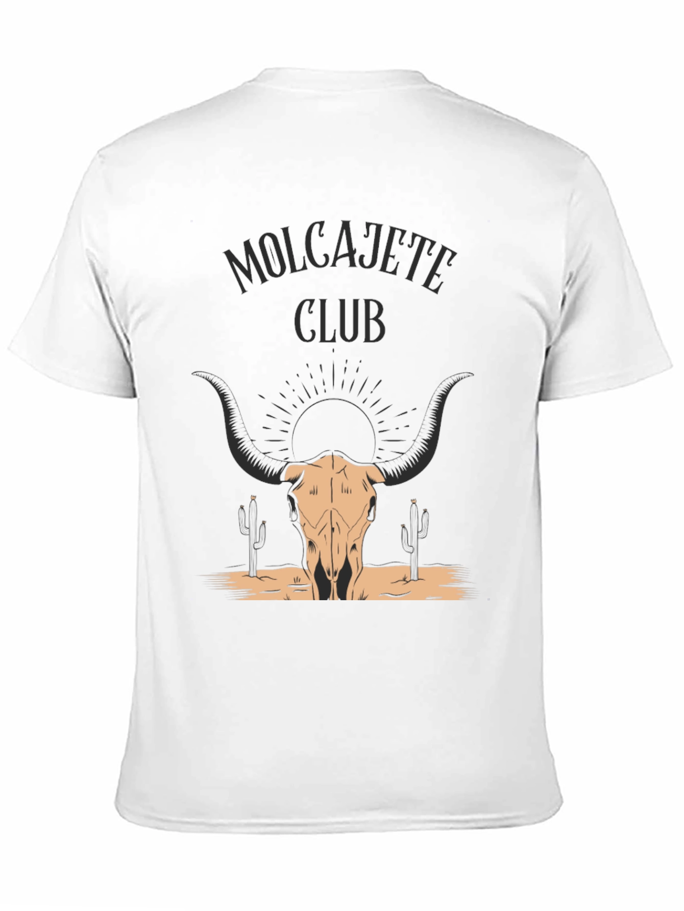 Molcajete Club Bull Skull Graphic Tee