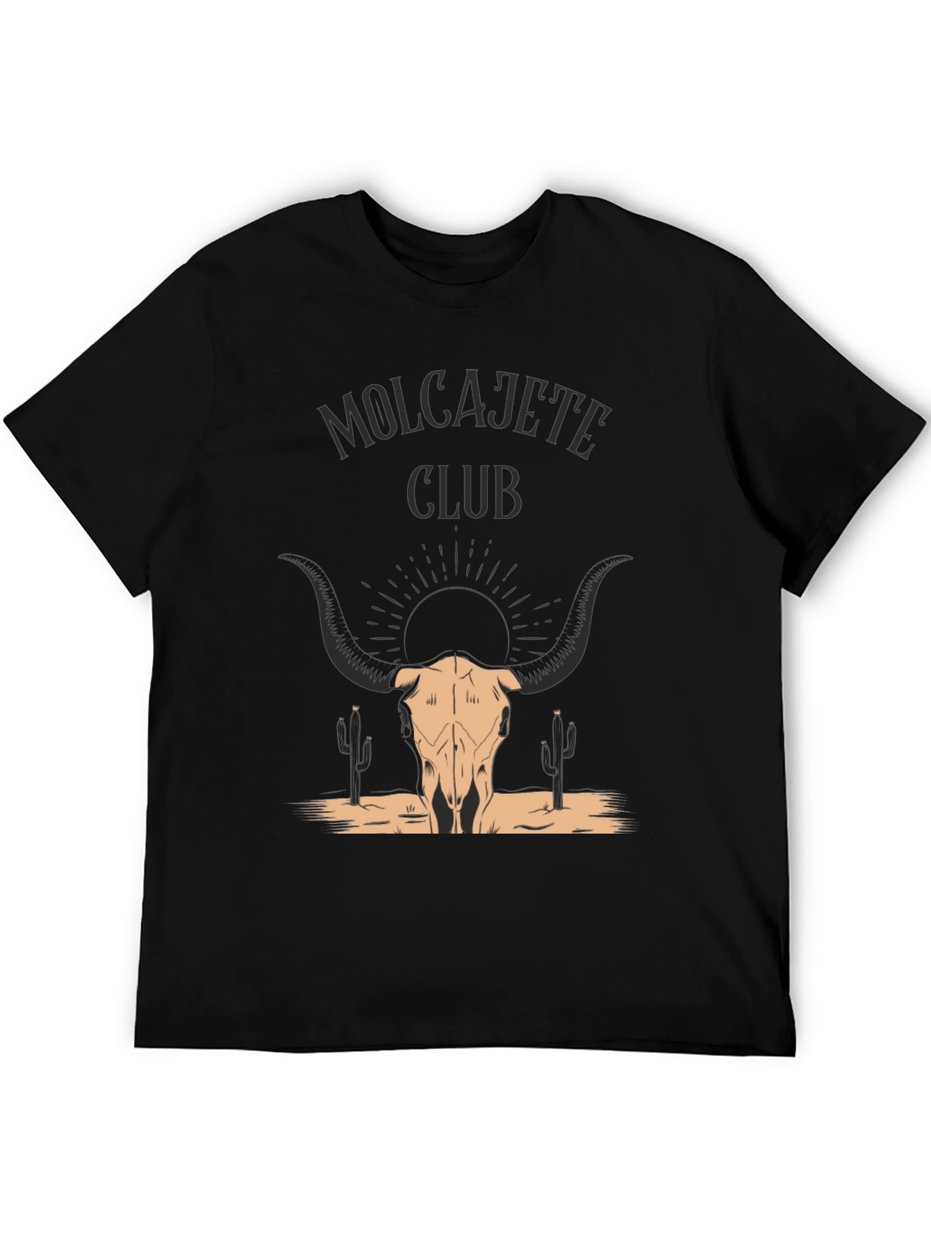 Molcajete Club Bull Skull Graphic Tee