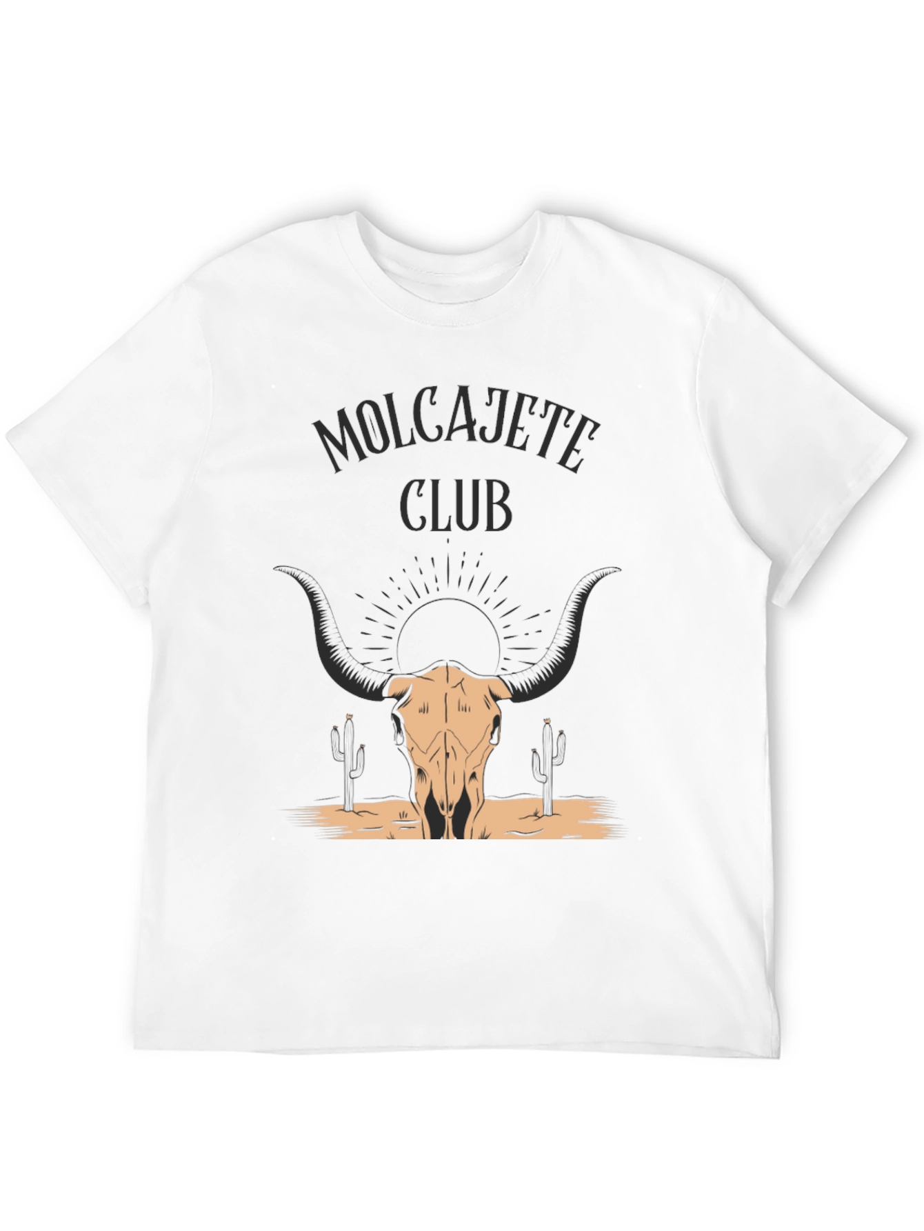 Molcajete Club Bull Skull Graphic Tee