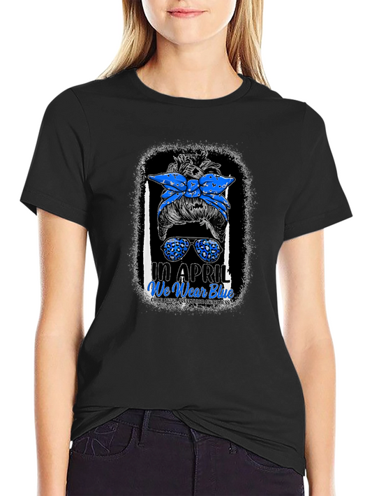 In April We Wear Blue T-Shirt